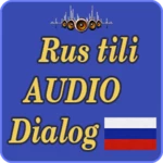 rus tilida audio dialoglar android application logo